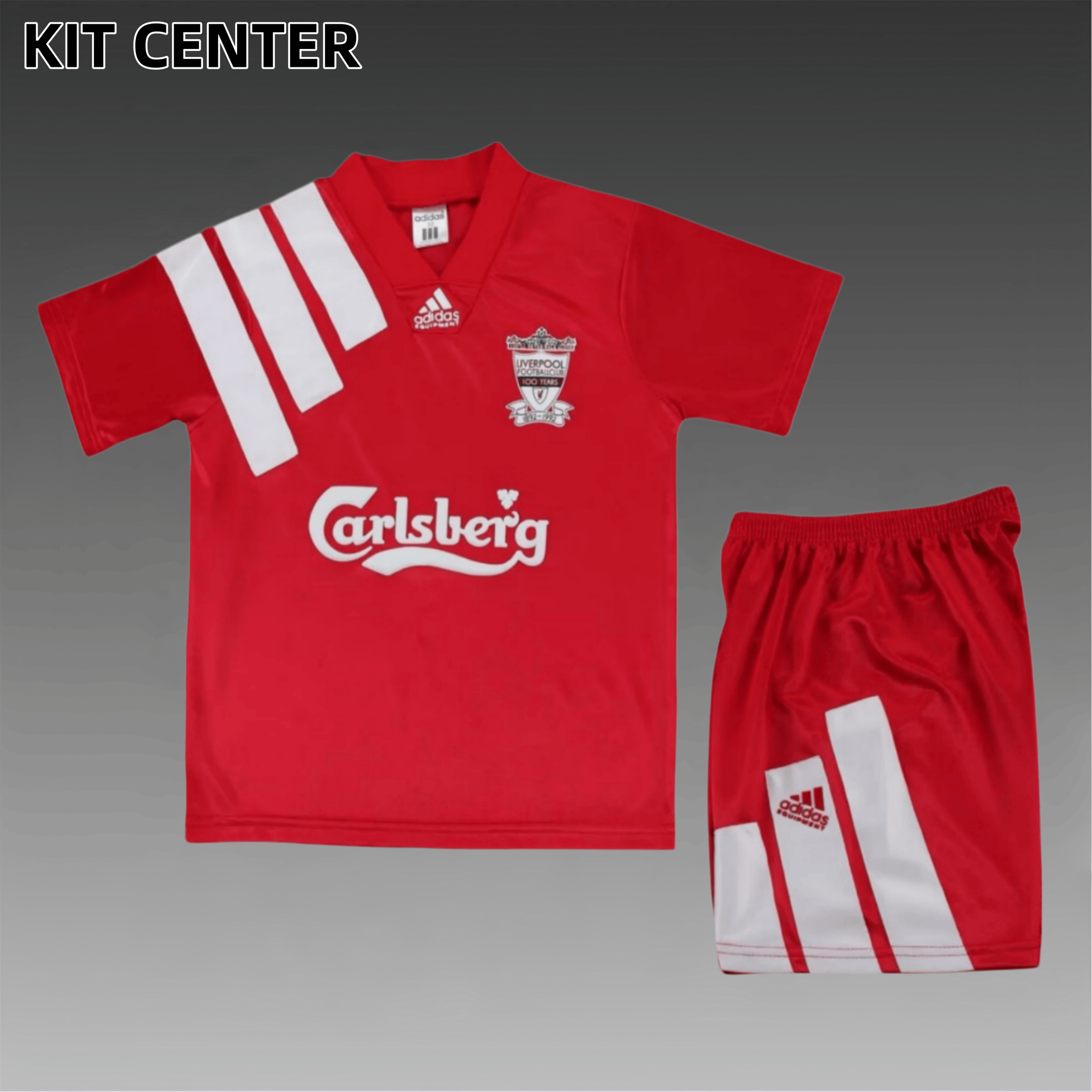 92/93 Liverpool home Retro Football Shirt (Kids Kit）