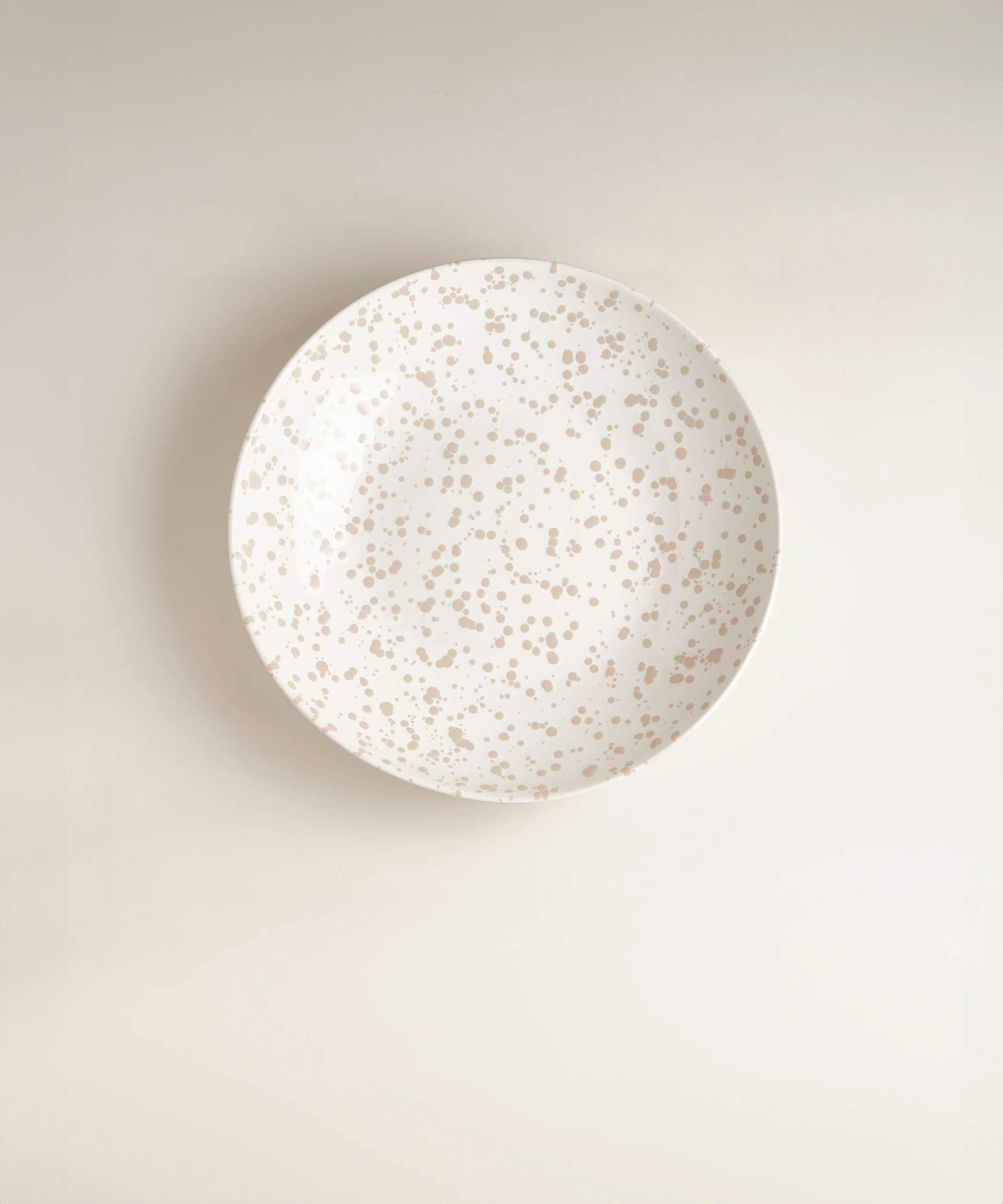 Splatter Low Serving Bowl