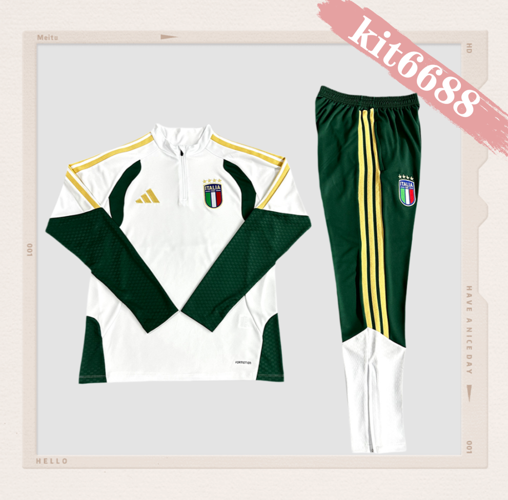 2026/2027 Italy Half-Zip Tracksuit (Adult Kit)