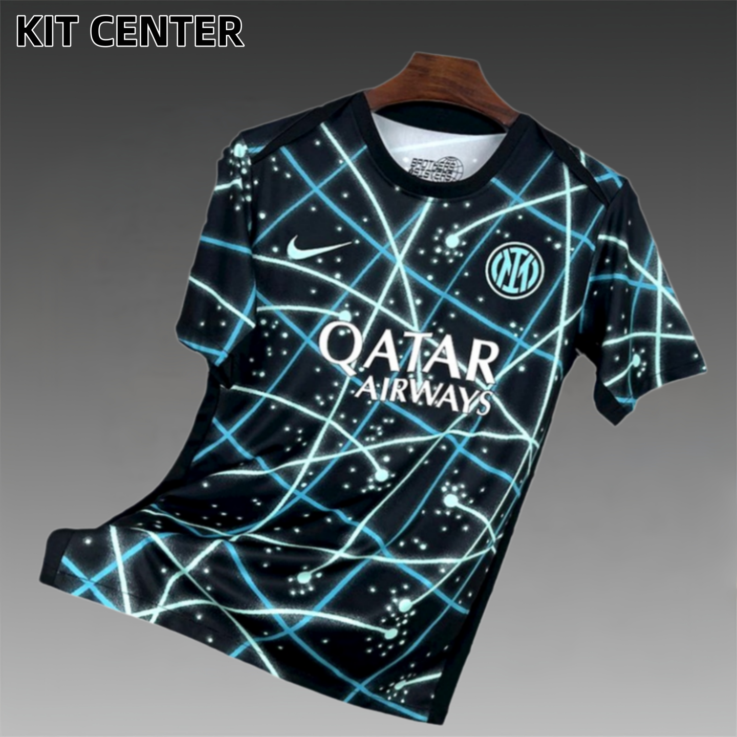 2025/2026 Inter Milan Pre-match Training Football Shirt (FANS)