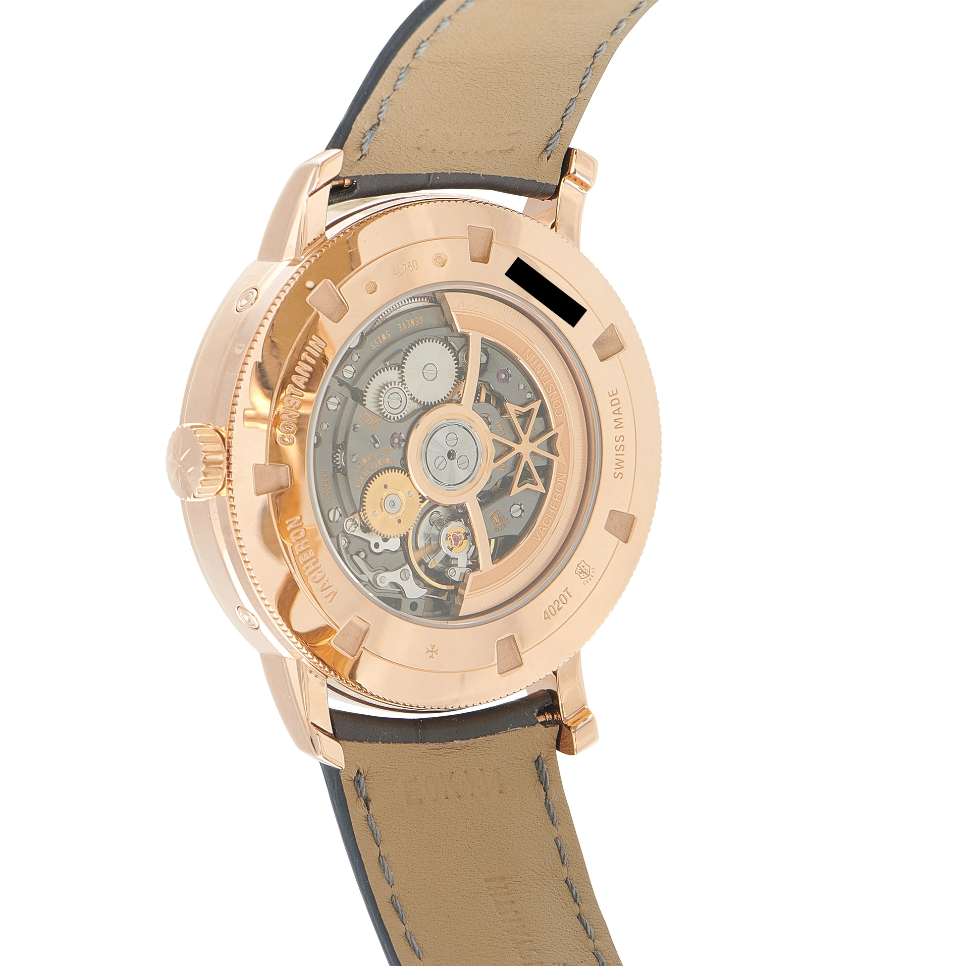 Vacheron ConstantinTraditionelle Complete Calendar Openface Pink Gold Watch 4020T/000R-B654