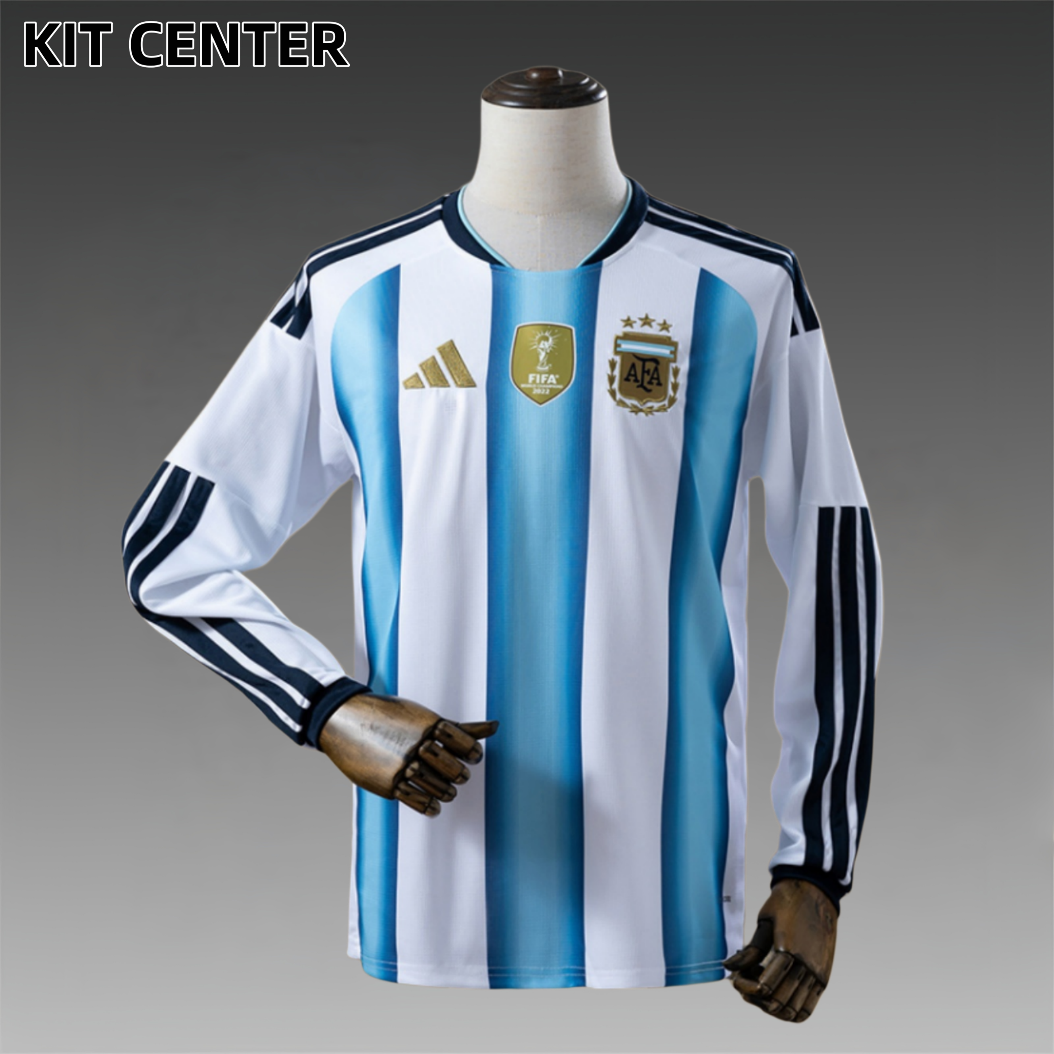 2006 Argentina home Long-sleeved Football Shirt (Fan Edition)