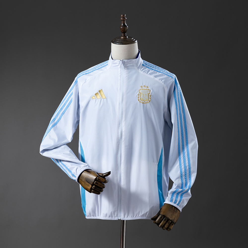 2025 Argentina  double-sided Football Casual Windbreaker