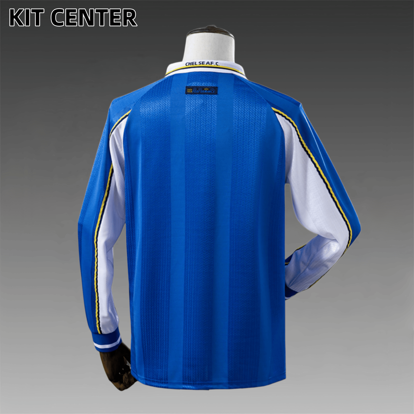 1997/1999 Chelsea Home Long Sleeve Retro Football Shirt (Fans)
