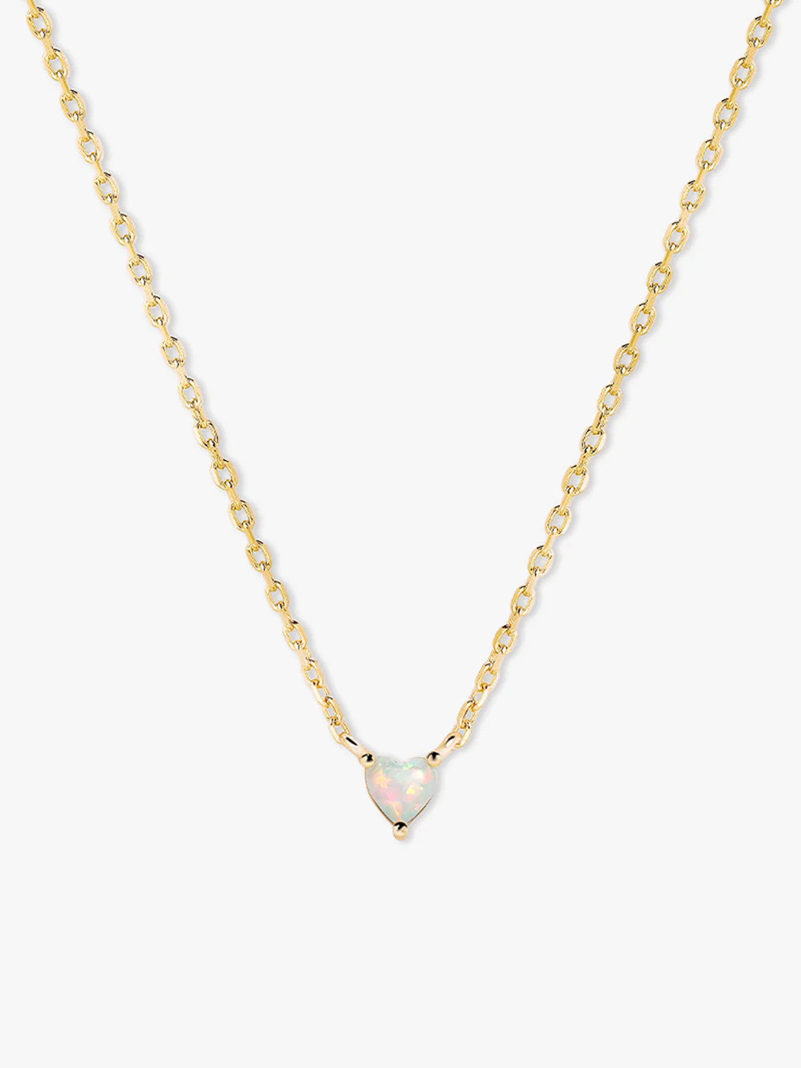 Heart Opal Necklace