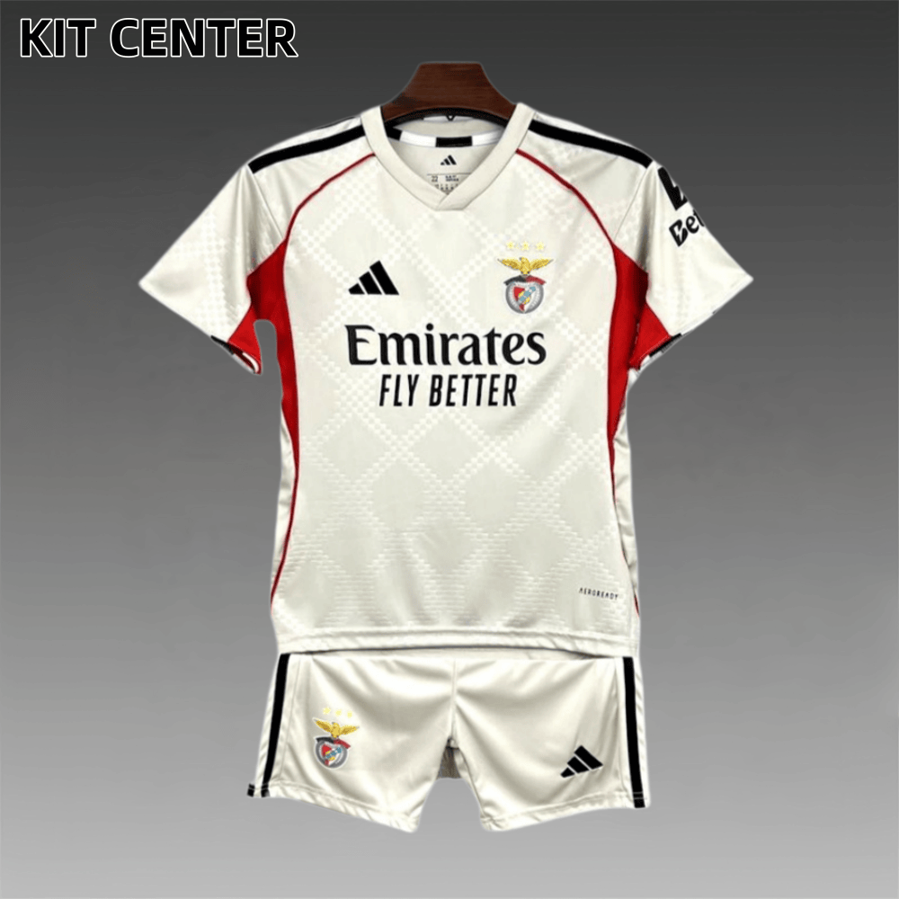 2025/2026 Benfica Football Club Away Football Shirt（Kids Kit socks）