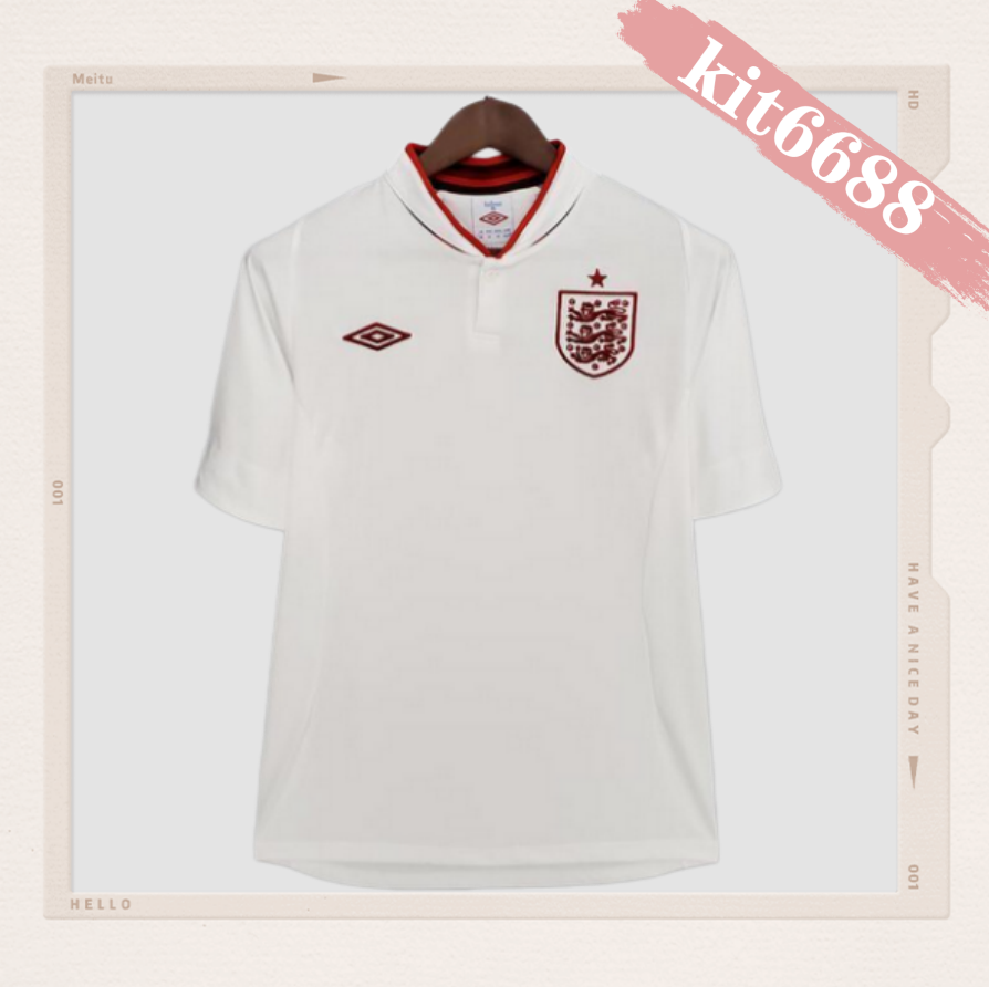 2012  England home  Retro Football Soccer jerseys