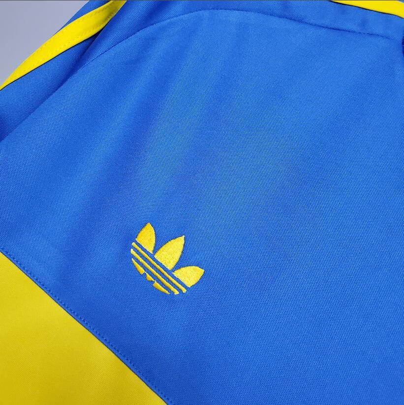 1981 Boca Home long sleeves Retro Football Shirt (Retro)