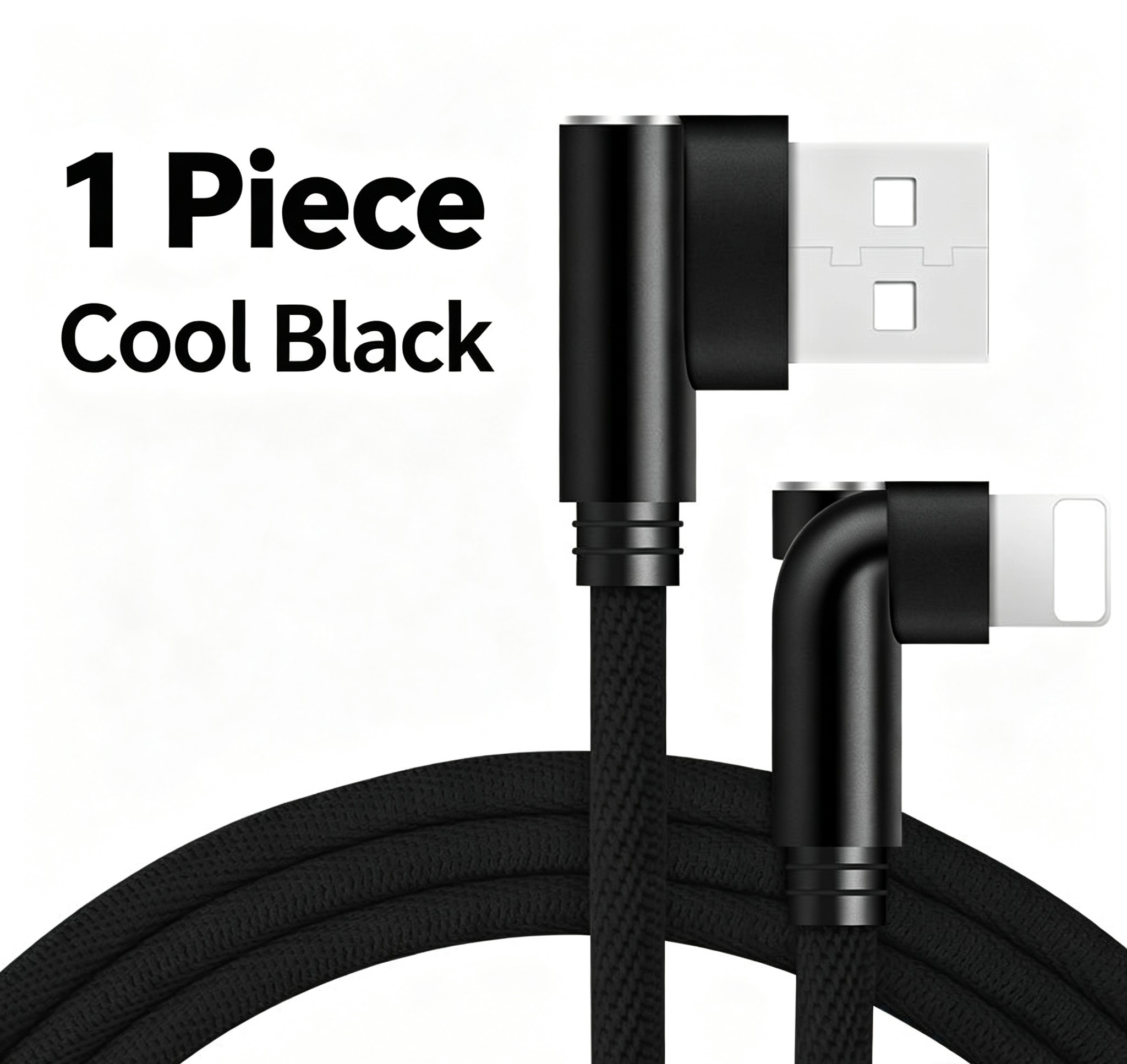 复制90 Degree Lightning Charging Cable, 6ft/10ft Nylon Braided Right Angle Fast Charger Cord for iPhone 14/13/12/11/XS/8/7
