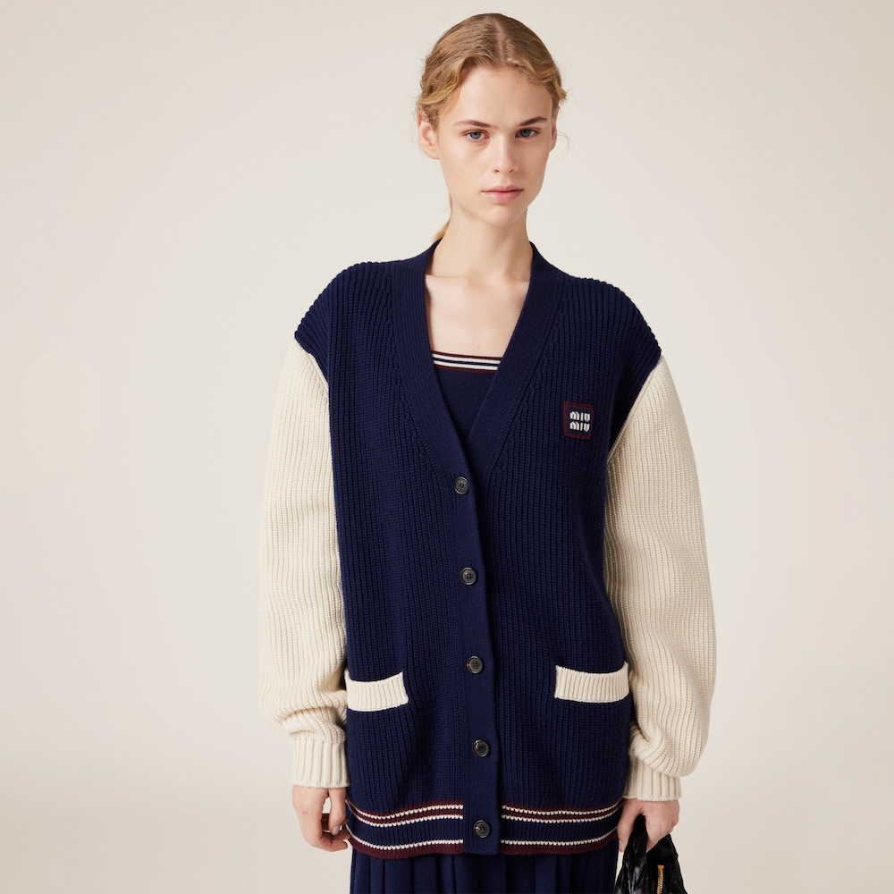 Wool and cashmere cardigan