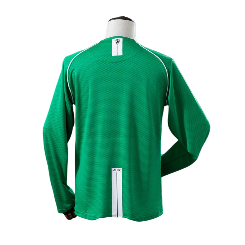 07/08 Manchester United Goalkeeper  long sleeved retro football jersey