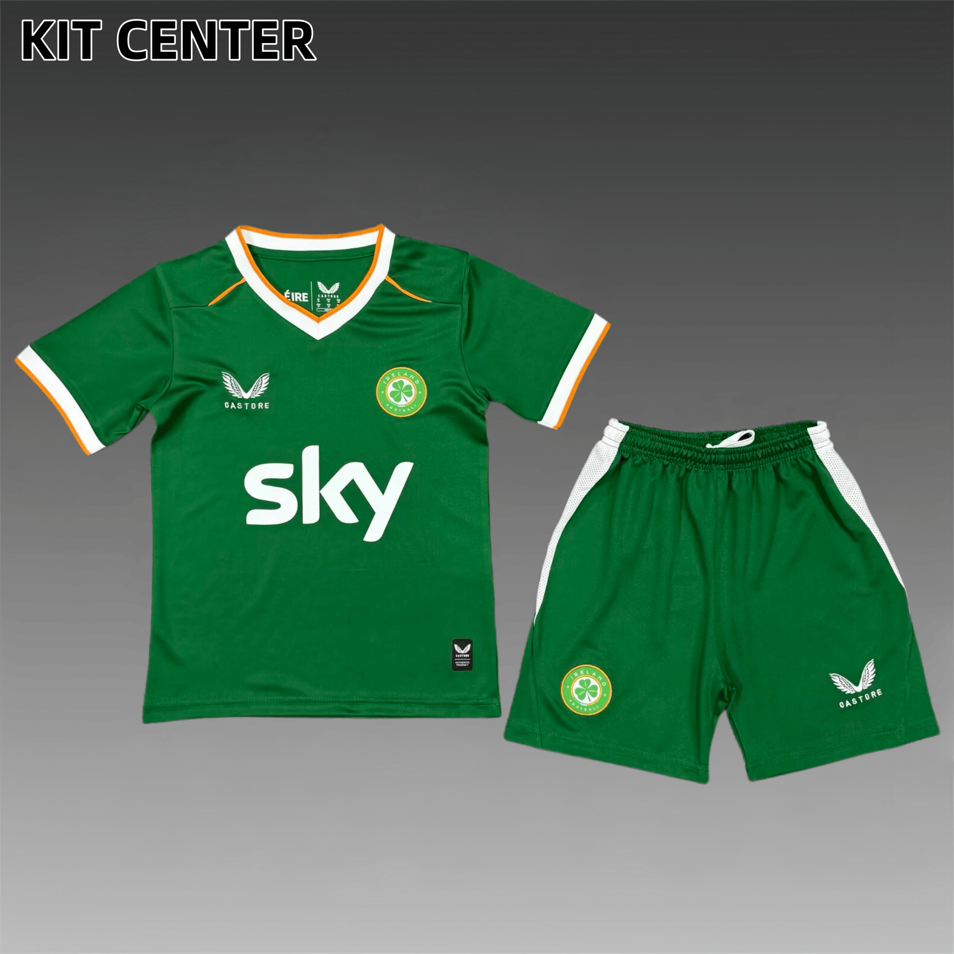 26/27 Ireland home Football Shirt (Kids Kit socks)
