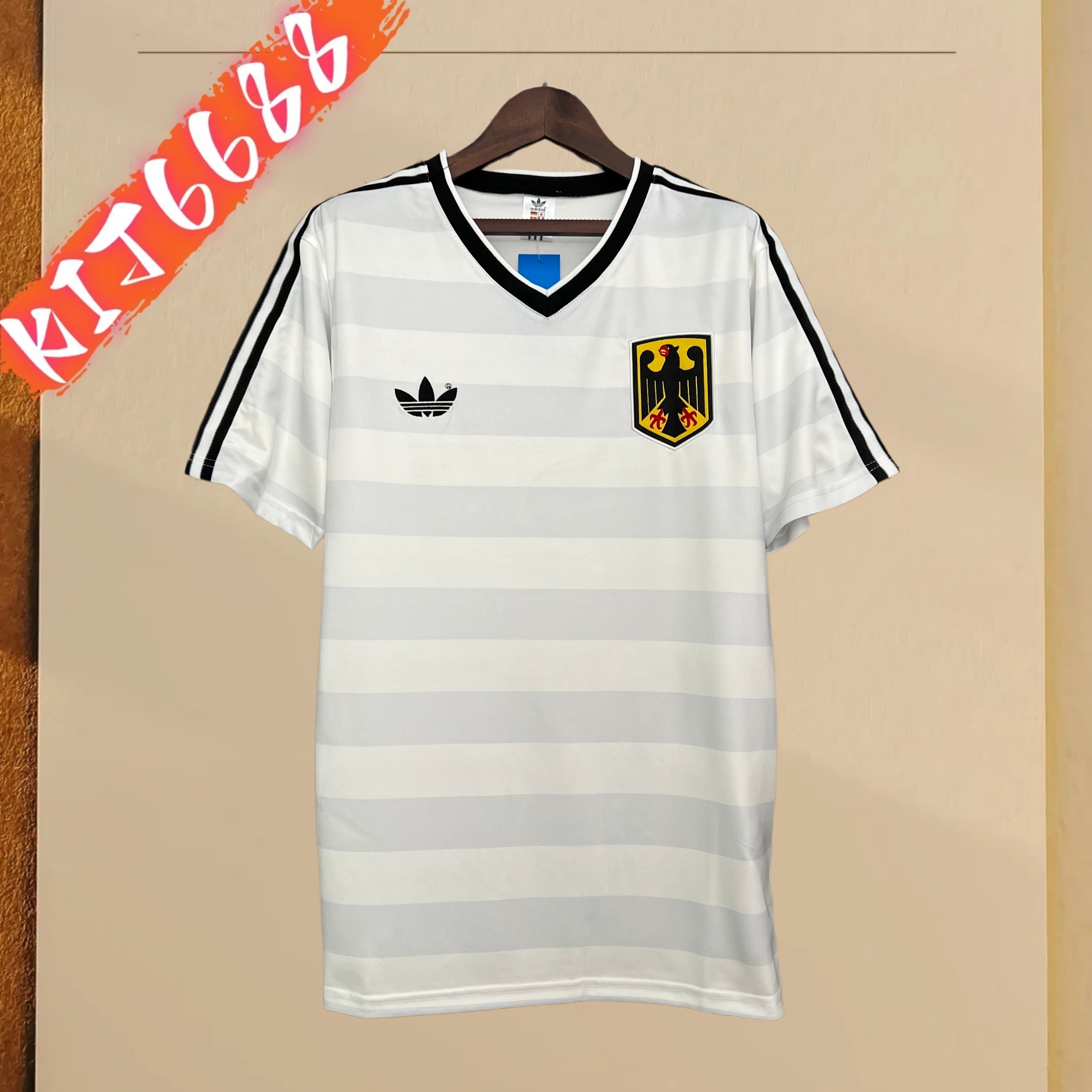 1984 Germany home Retro Football Shirt