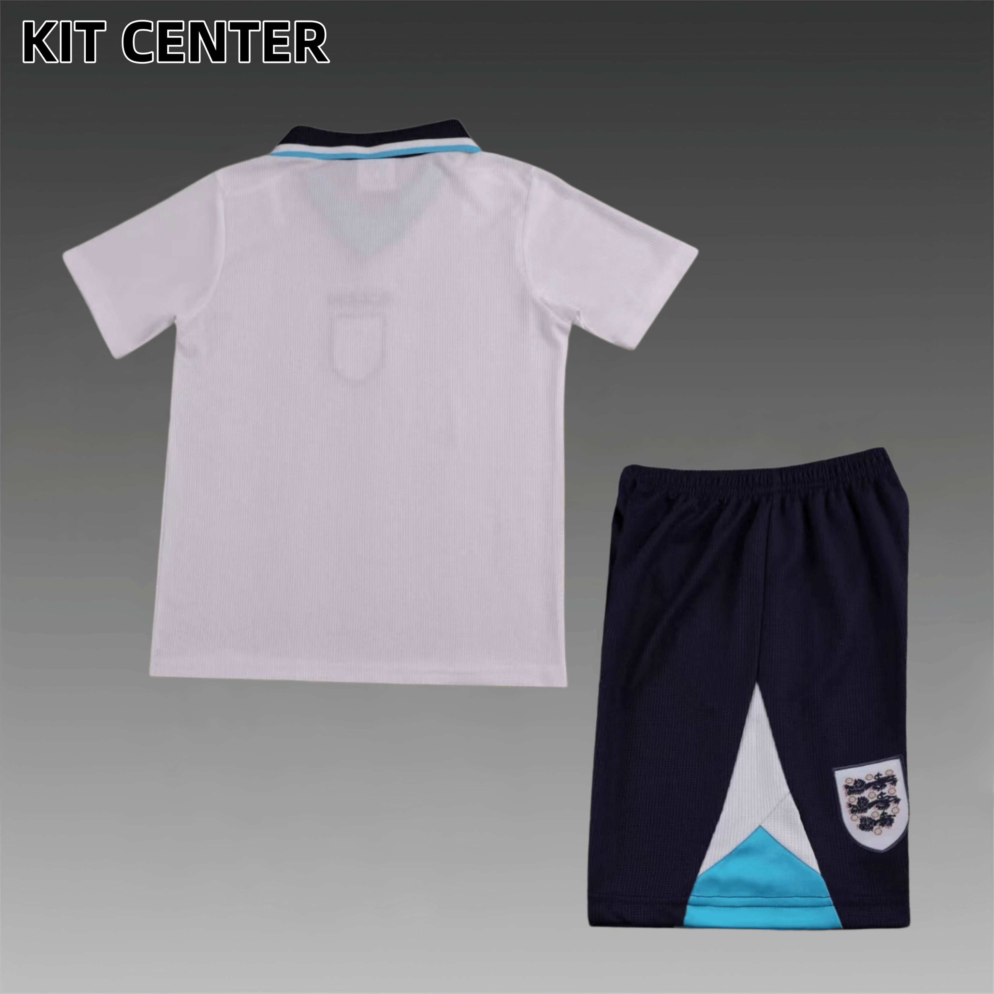 1996 England home  Retro Football Soccer jerseys Kids suit