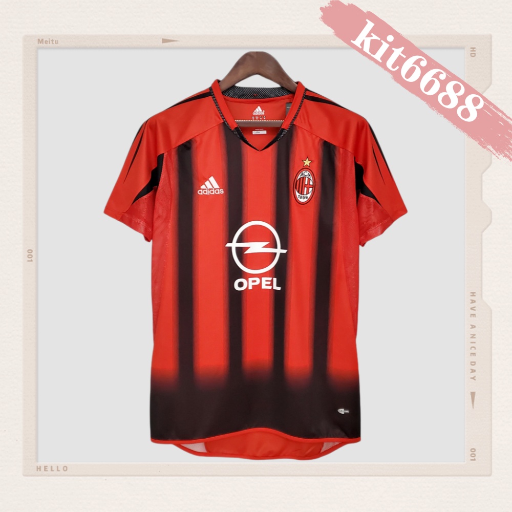 2004/2005 AC Milan Home Retro Football Shirt