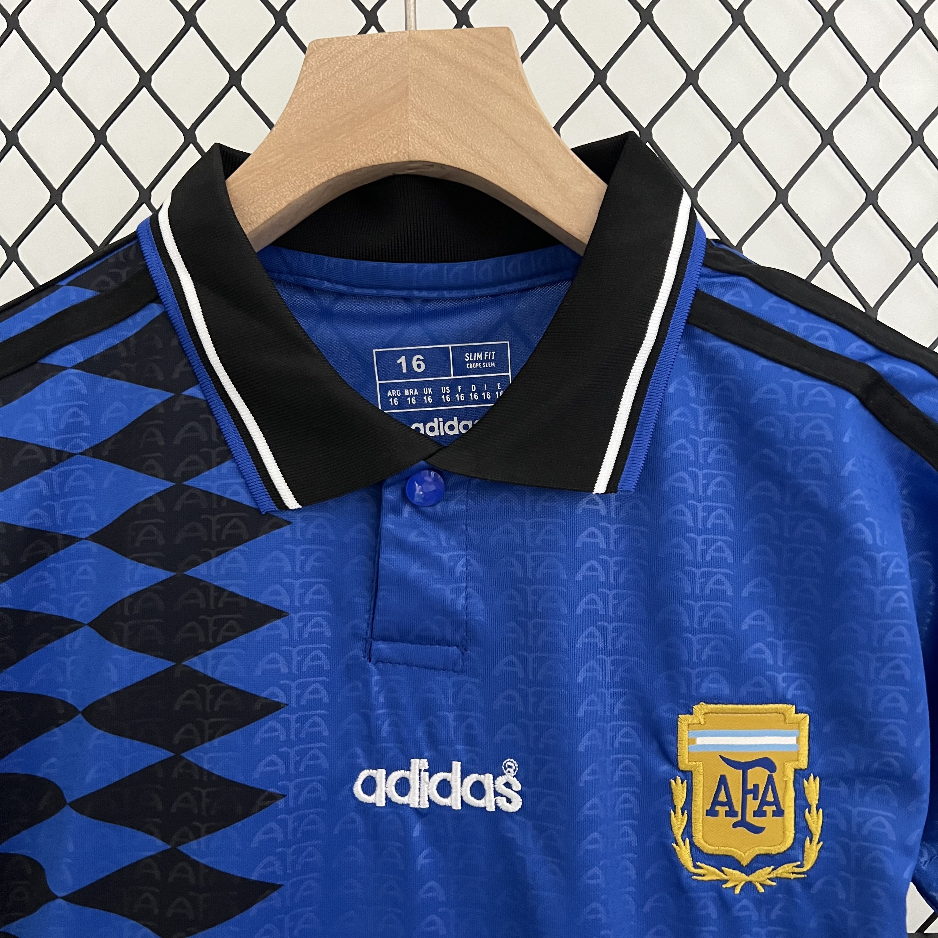 1994 Argentina away Retro Football Shirt kids Kit