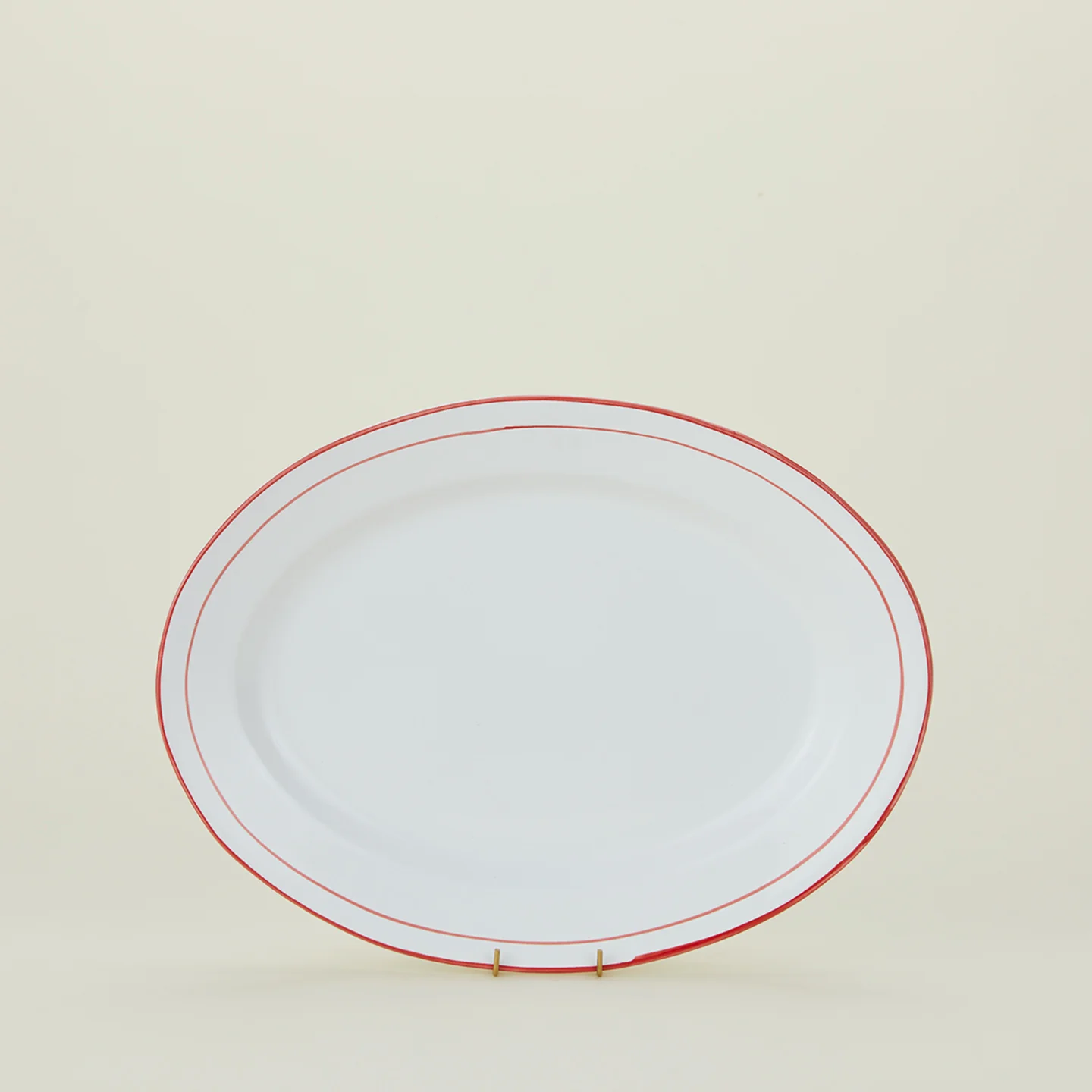 Rimmed Oval Platter