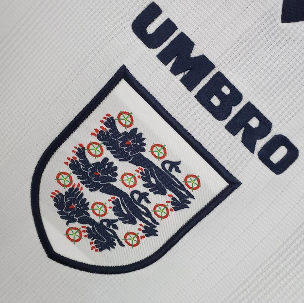 1996 England Home  Retro Football Soccer jerseys