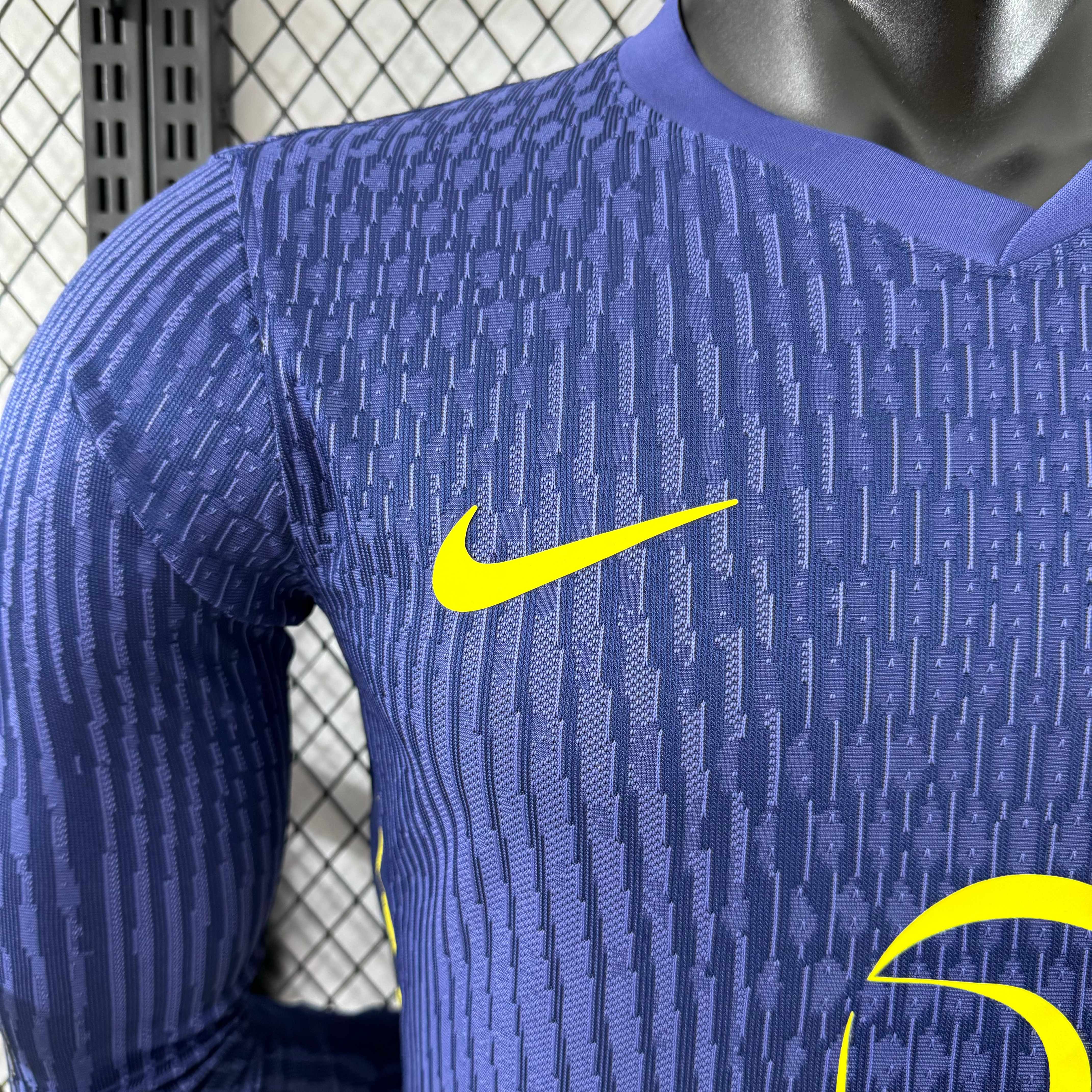 2025/2026 Atletico Madrid Away Long Sleeved Football Shirt (Player Edition)