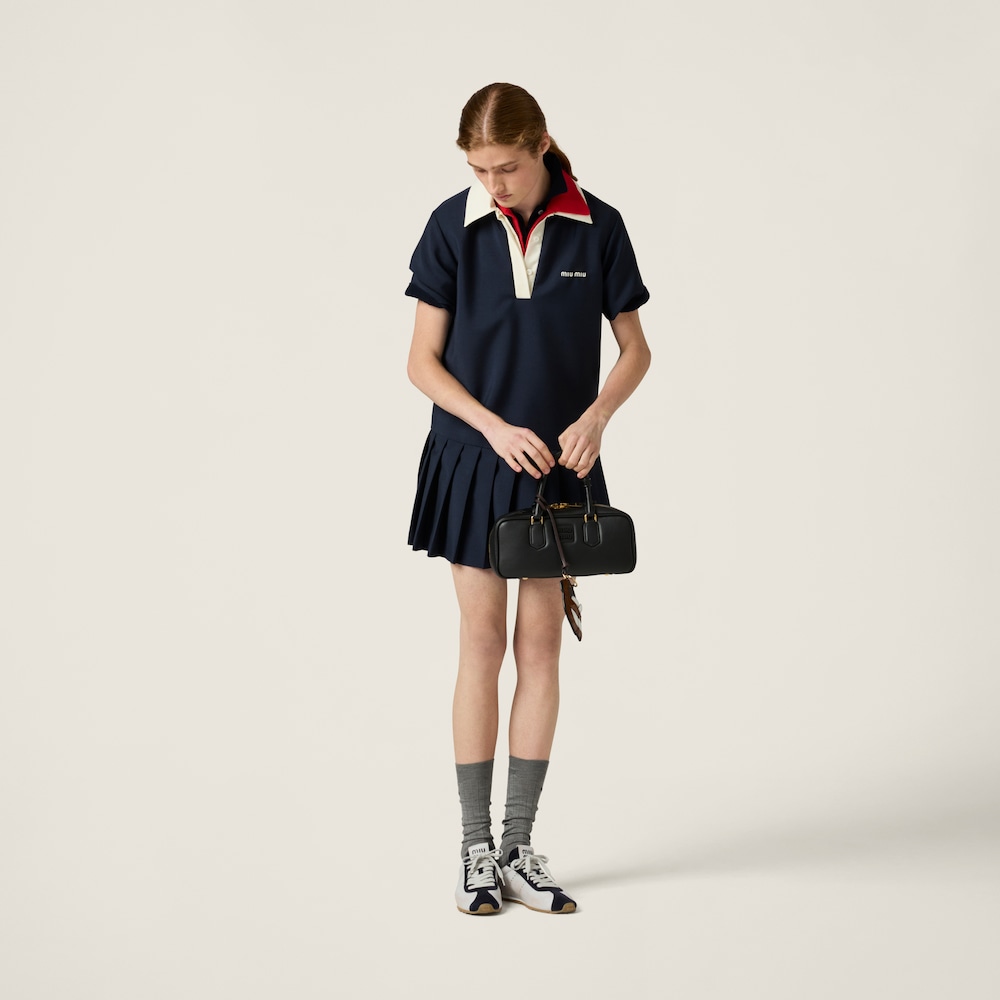 Kid mohair mini-dress