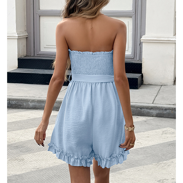 STRAPLESS PLAYSUIT