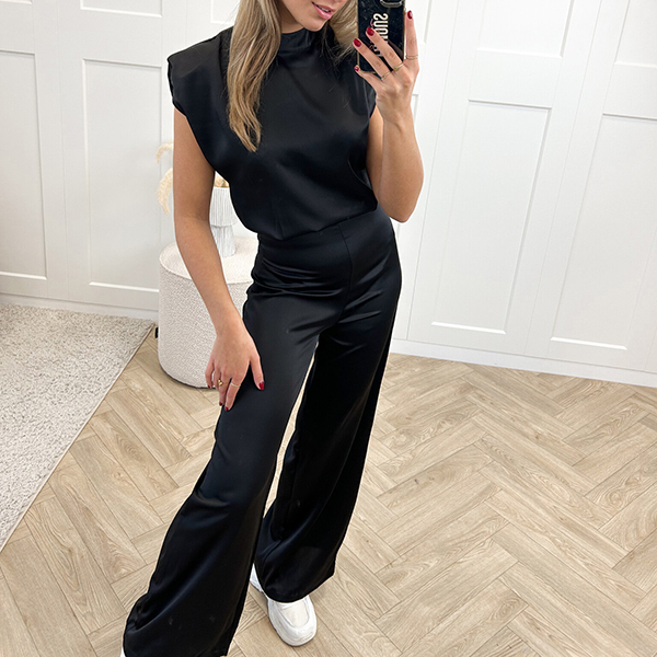 MOUWLOZE SATIJNEN JUMPSUIT