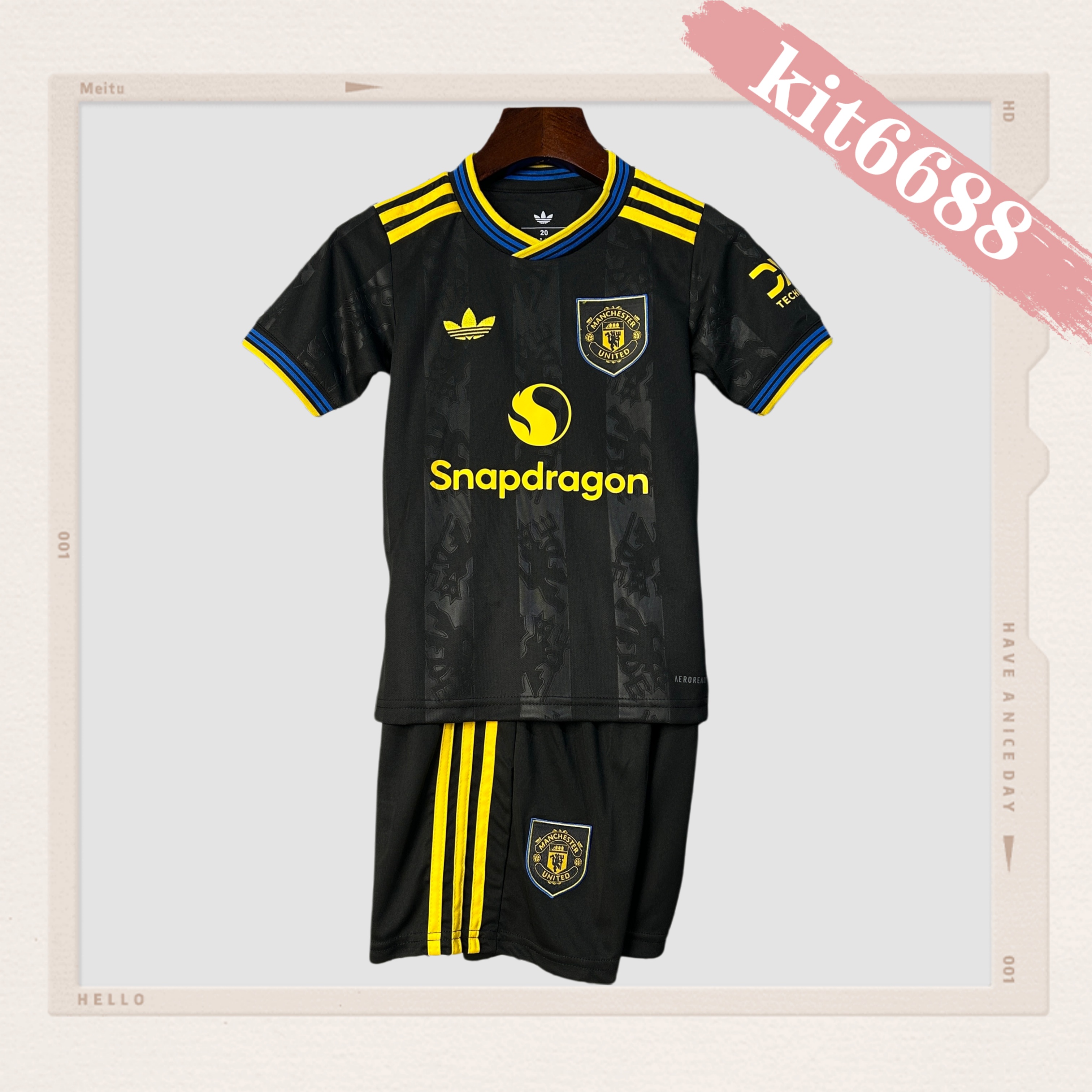 25/26 Manchester United Third Away Football SoccerAdult Kids Kit socks