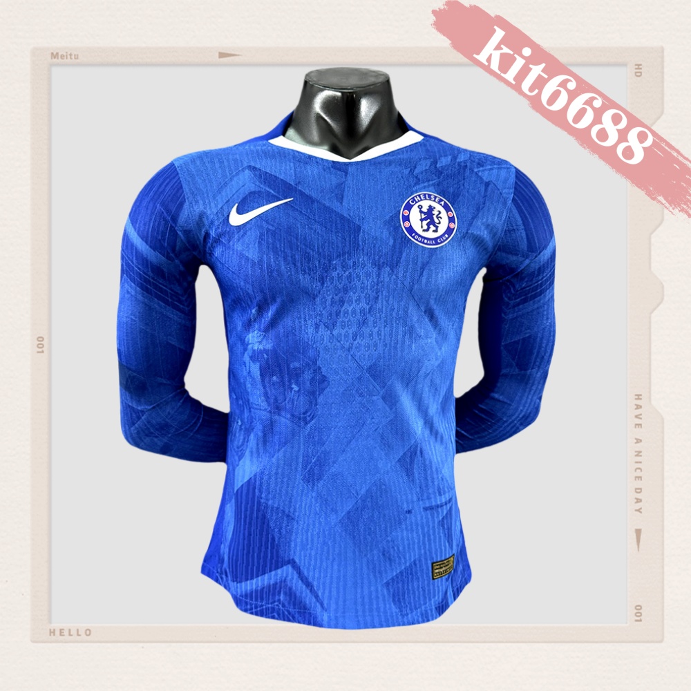 2025/2026 Chelsea Home Long Sleeve Football Shirt (Player)