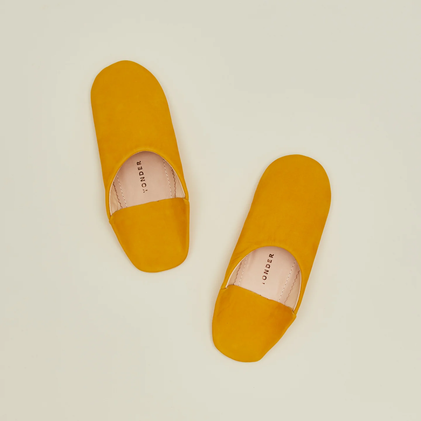 Handmade Leather Slippers - Honey