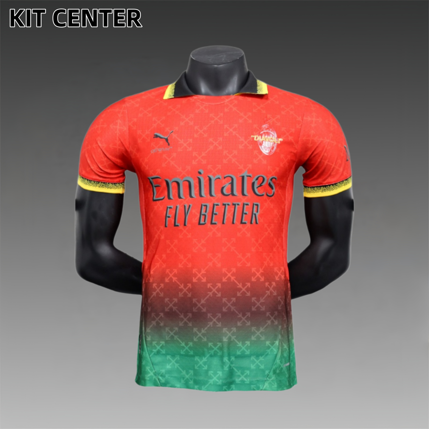 2025/2026 AC Milan Third Away Special Edition Red Football Shirt (Player Edition)