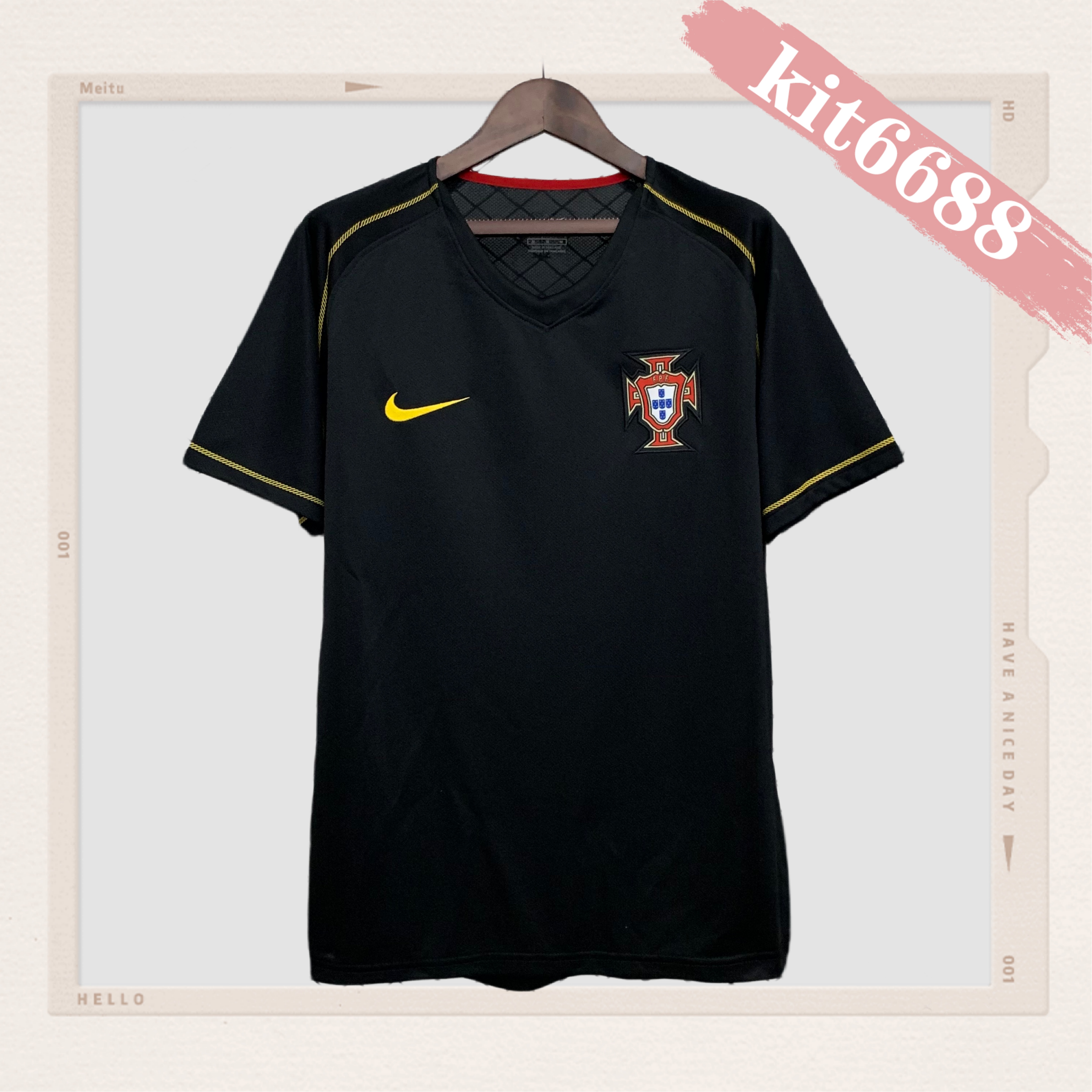 2006 Portugal Away  Retro Football Shirt
