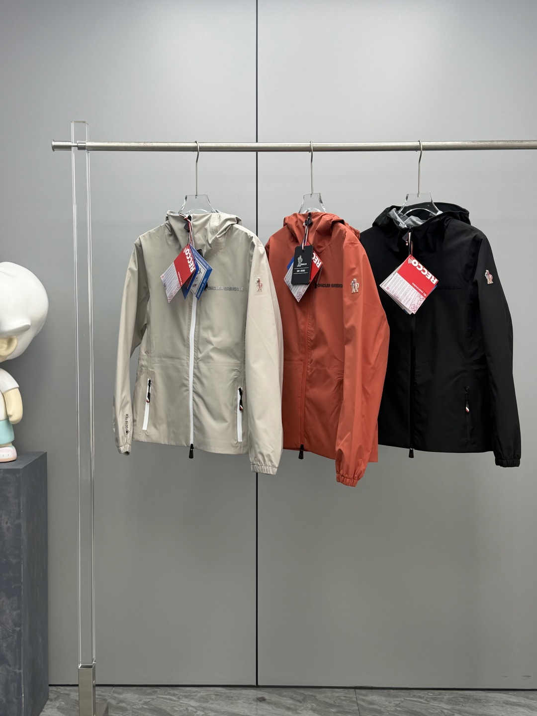 Moncler 2026 Autumn Winter Women's Jackets Polyester Hooded Tassel Zipper Casual Slim Woman's Coats MKDFWJ26007
