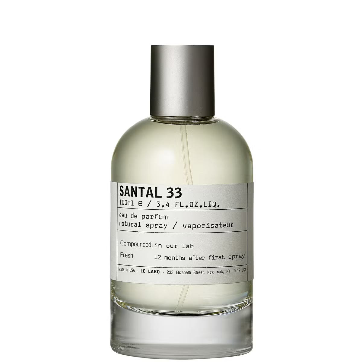 Le Labo Santal 33 Eau De Parfum 100ml