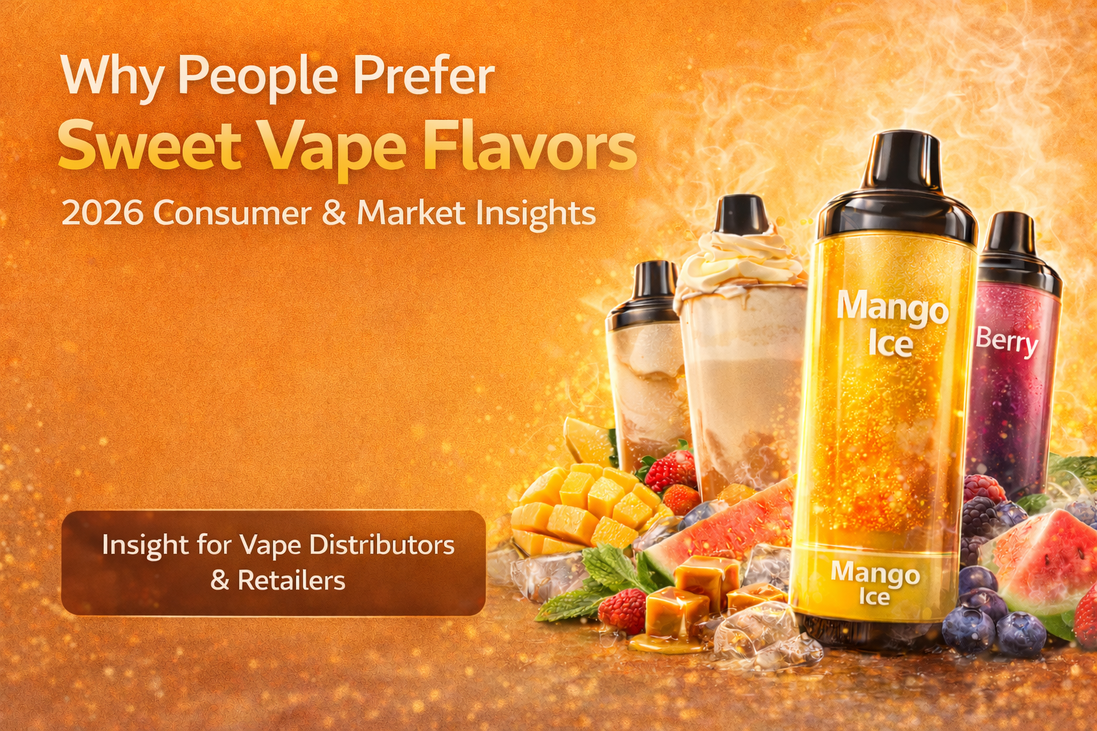 Why People Prefer Sweet Vape Flavors (And What It Means for Your Business)