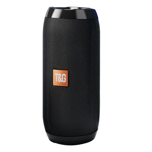 TG-117 Portable Fabric Bluetooth Speaker, 360° Surround Stereo Sound, Bluetooth 5.3, Support TF Card & USB Playback, Outdoor Mini Subwoofer with Lanyard for Home Camping Party