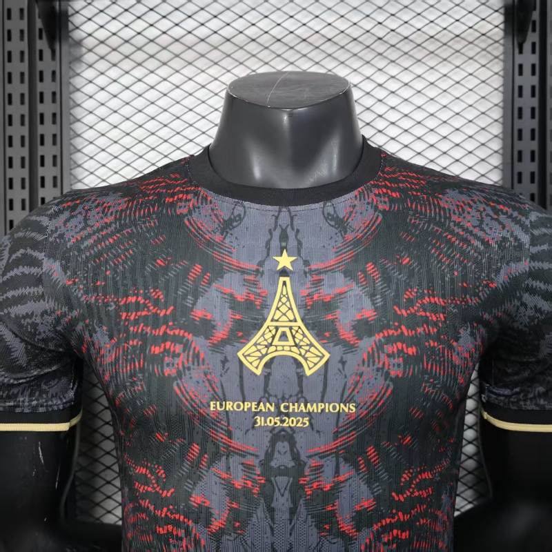 2025/2026 Paris Saint-Germain Special Edition European Cup Champions Jersey (Player Edition)