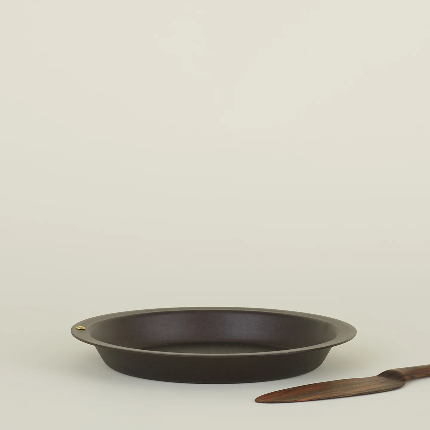 Spun Iron Pie Dish