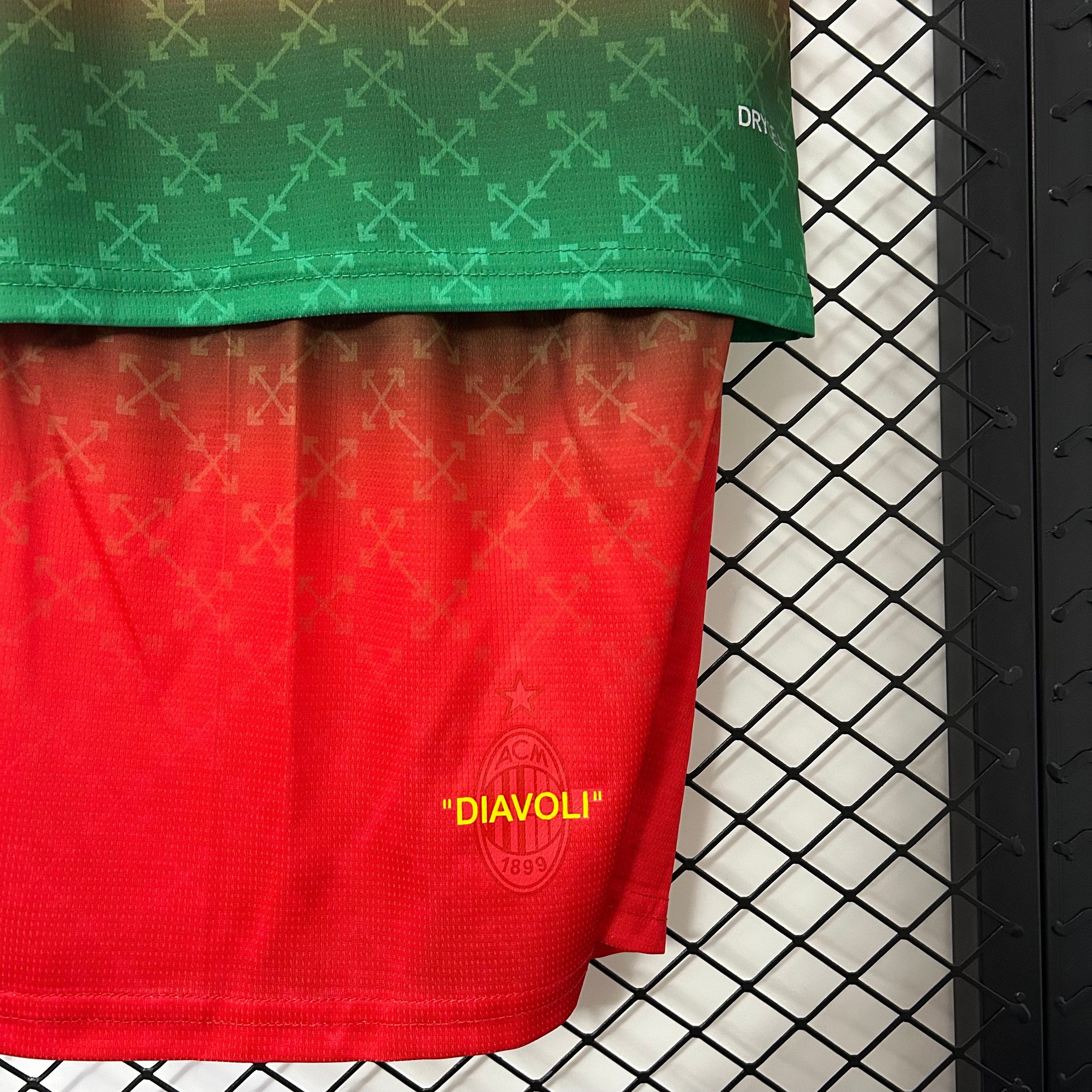 2025/2026 AC Milan Joint Edition Football Shirt (Kids Kit socks)