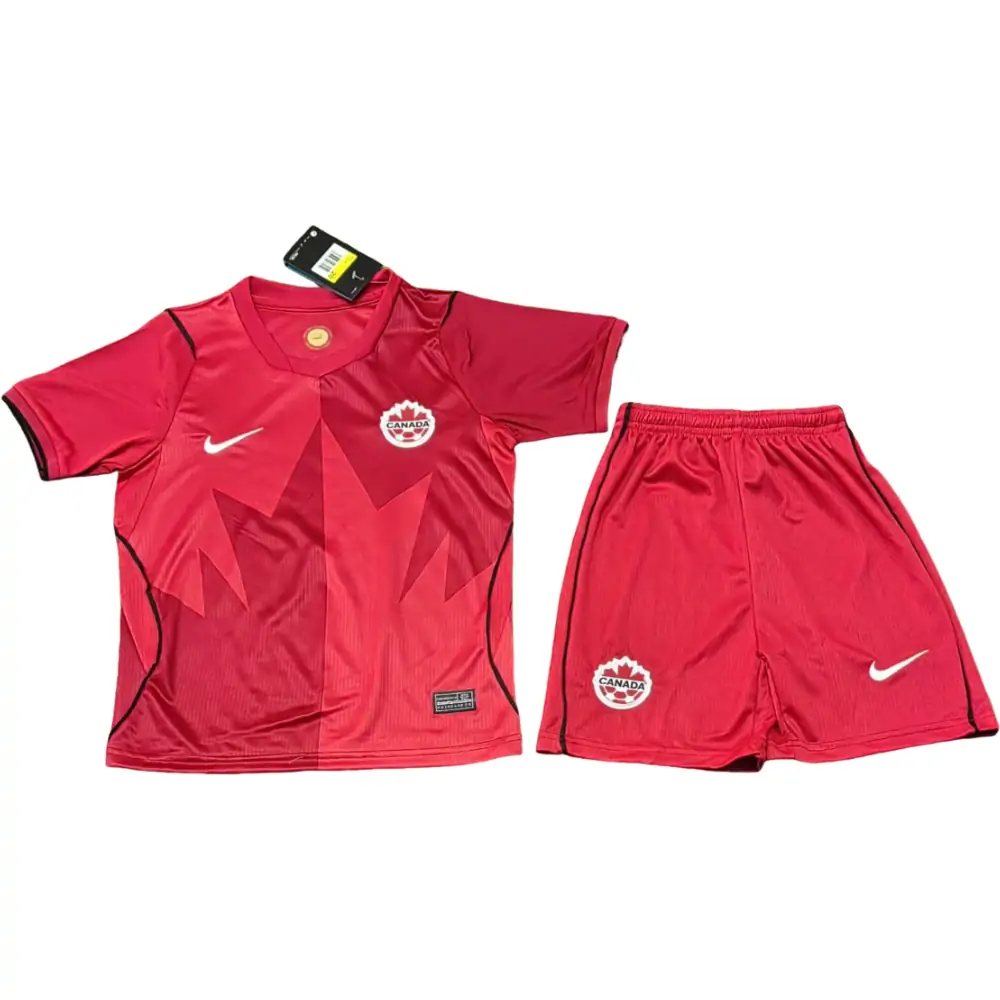 2026 World Cup Canada Home Jersey Children's Set - Fans Edition