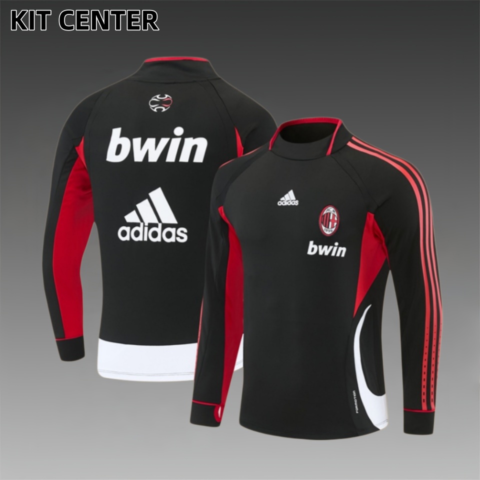 06/07 AC Milan Retro Training Shirt Long Sleeve Football Shirt