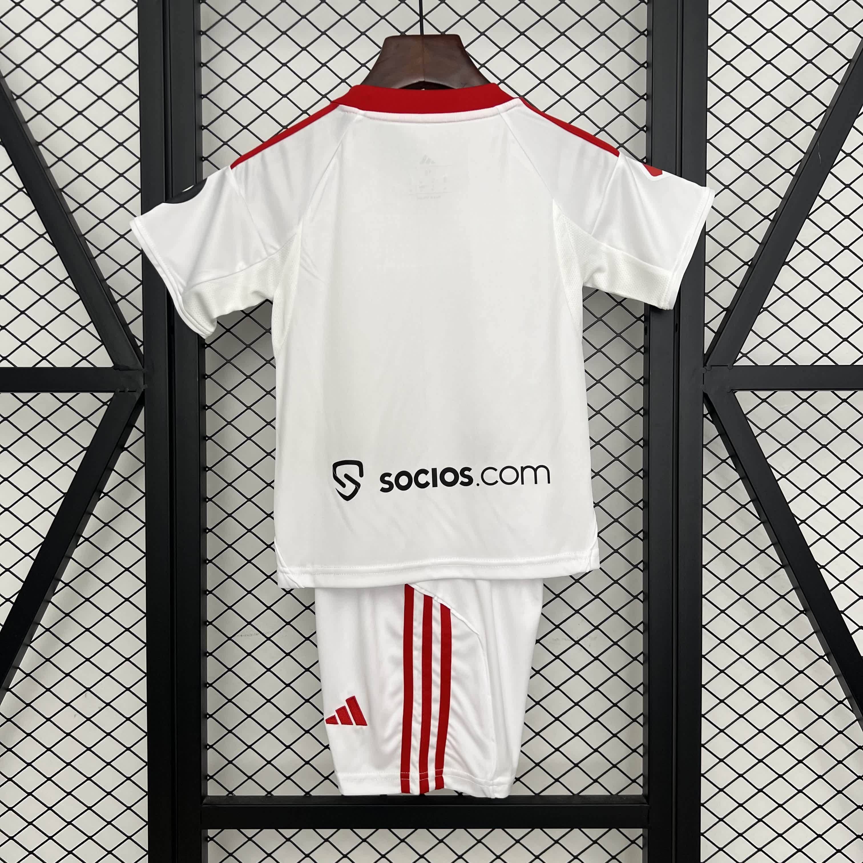 2025/2026 Sevilla Home Football Jersey (Kids Kit socks）