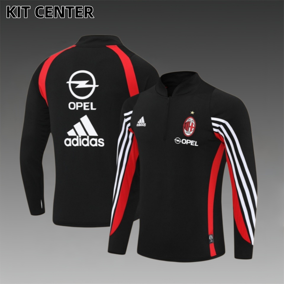 03/04 AC Milan Retro Training Shirt Long Sleeve Football Shirt