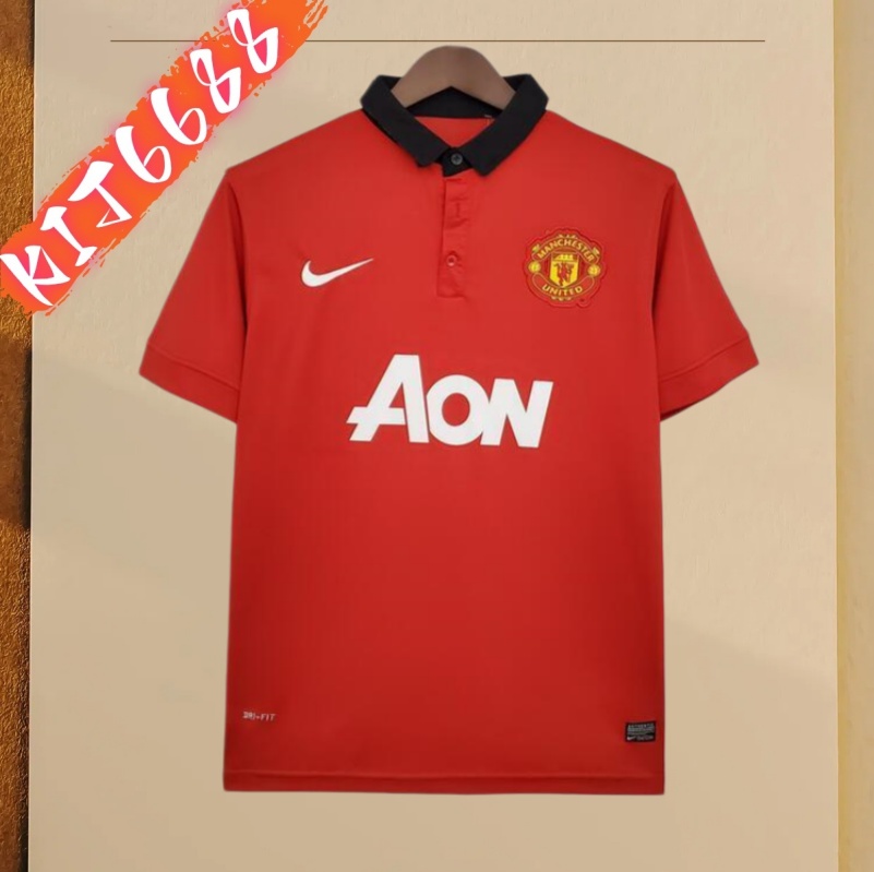 13/14 Manchester United home retro football jersey