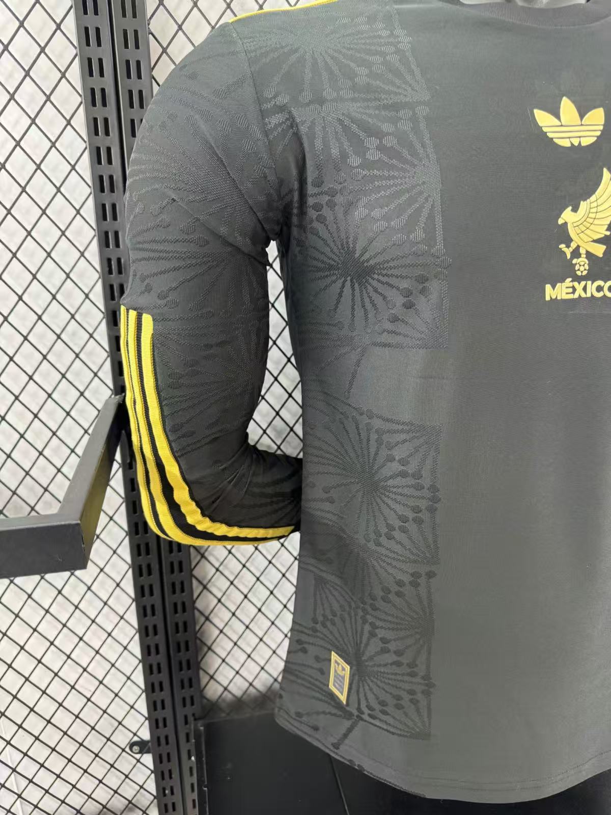 2025/2026 Mexico Gold Cup Black Long Sleeve Special Edition Shirt （Player Edition）