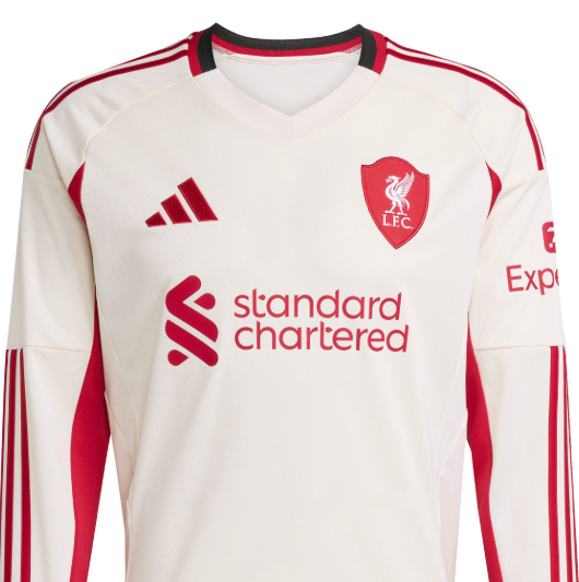 2025/2026 Liverpool Away Long Sleeve Football Jersey (Fans)
