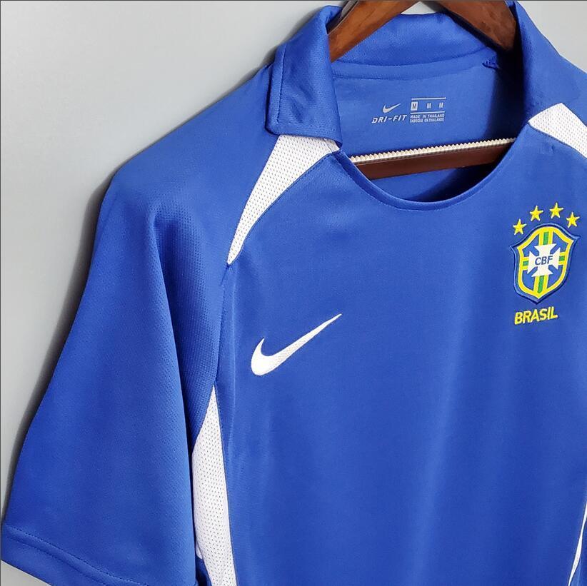2002 Brazil away Retro Football Shirt