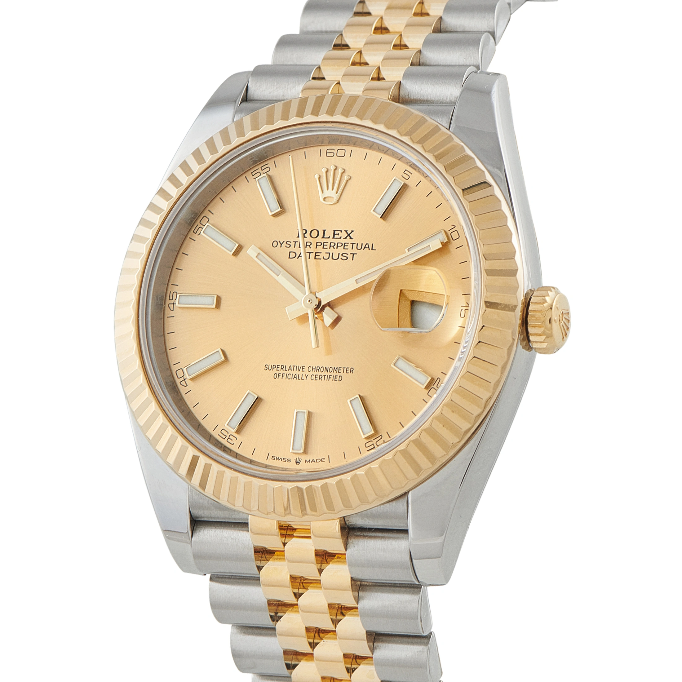 RolexDatejust 41 Champagne Dial Two-Tone Jubilee Watch 126333