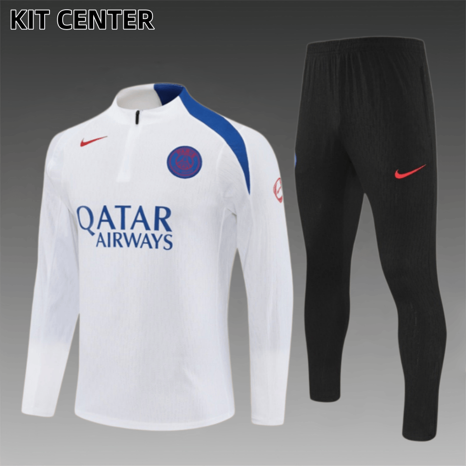 25/26 PSG Paris Half Zip TrainingWear (Adult Kids Kit)