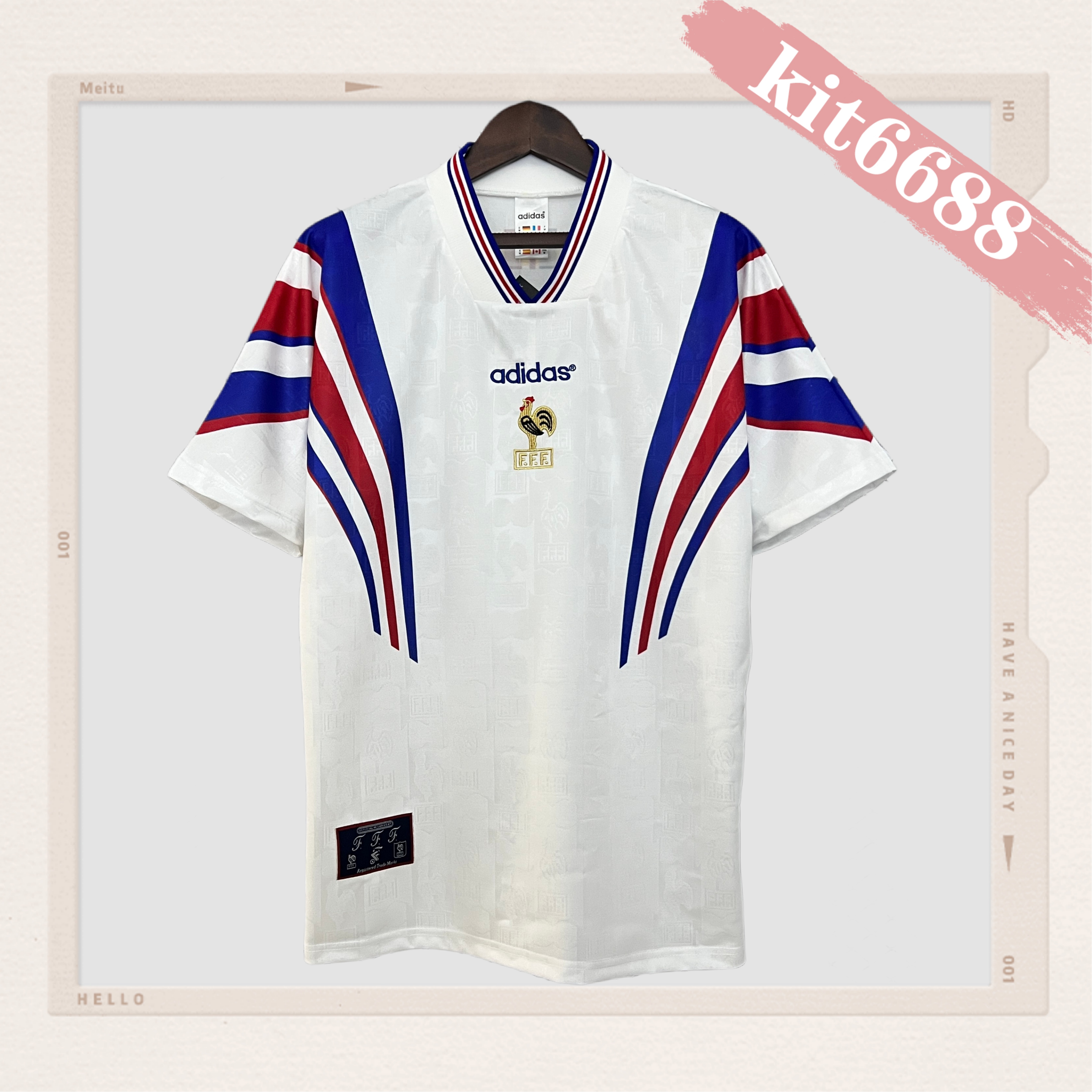 2006 France Away Retro Football Shirt