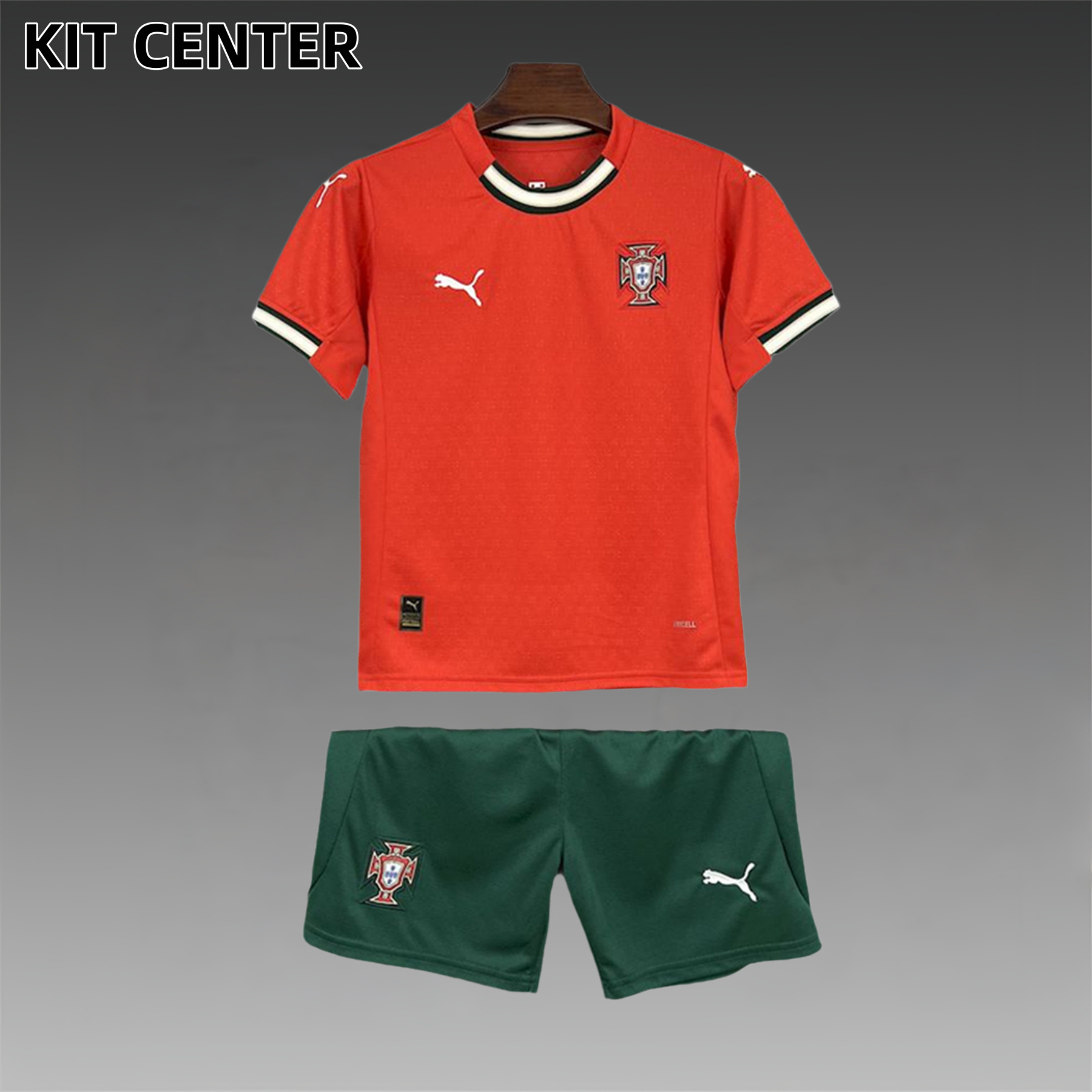 2025/2026 Portugal Home Kids Football Shirt (Kids Kit socks)